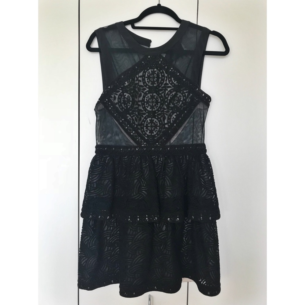 BCBGMaxAzria Joselyn Black Cocktail Dress - Picture 3 of 8